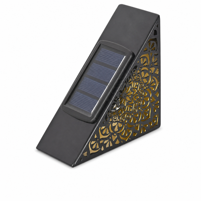 Outdoor Solar Powered Step Light for Stairs Decks and Pathways