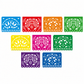 Mexican Plastic Banner Day of the Dead Paper Cut Style Garland for Cinco de Mayo and Halloween Party