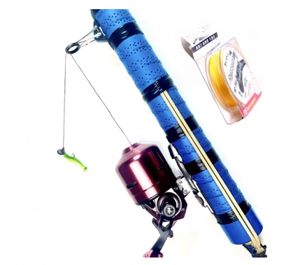 Precision Slingshot Fishing Rod and Bait Launcher Set with Spinning Reel for Long Casting