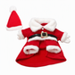Christmas Pet Costume for Dogs and Cats Autumn Winter Holiday Outfits featuring Santa Claus Suits and Snowflake Capes