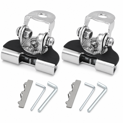 ⏳Time-Limited Special⏰ 1 Pair Car Engine Hood LED Light Bar Mounting Brackets Clamp Holders for Work Lights Modification