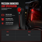 Rechargeable Bicycle Brake Taillight Bike Rear Safety Light for Road and Mountain Cycling