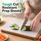 Disposable Cutting Board Sheets Roll Food Grade POE Plastic Kitchen Chopping Board Protector Mat 24cm x 3m