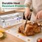 Disposable Cutting Board Sheets Roll Food Grade POE Plastic Kitchen Chopping Board Protector Mat 24cm x 3m
