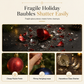 8cm Velvet Christmas Ball Ornament Foam Hanging Bauble for Christmas Tree Decoration