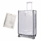 📢📢50% OFF !! ⏰ Thickened Waterproof Clear PVC Luggage Cover – Scratch-Resistant Transparent Suitcase Protector with Handle Cutouts ✈️