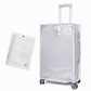 📢📢50% OFF !! ⏰ Thickened Waterproof Clear PVC Luggage Cover – Scratch-Resistant Transparent Suitcase Protector with Handle Cutouts ✈️
