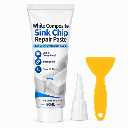 📢📢50% OFF !! ⏰White Composite Sink Corner Repair Paste