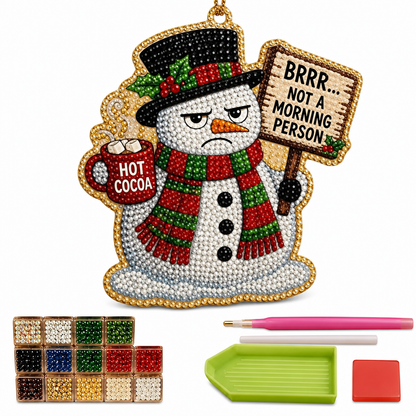 📢📢40% OFF !! ⏰Christmas Pearl Art Hanging Ornament DIY Kit
