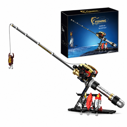 🎣⚙️ Mechanical Fishing Rod Model Kit – 50% OFF! Realistic gear drive, modular lures, plated grip details – interactive casting experience. 🔧