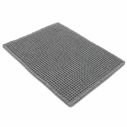 Non Slip Water Absorbent Waffle Weave Bathroom Mat Solid Color Entrance Doormat