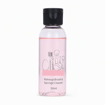 50ml Makeup Brush and Sponge Cleanser Liquid Powder Puff Cleaning Water for Cosmetic Sponges and Cushion Puffs