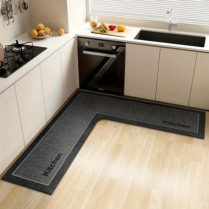 📢📢40% OFF !! ⏰ L-Shaped Diatomite Kitchen Mat – Quick Dry, Non-Slip, Comfortable ✨