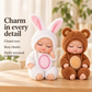 📢📢50% OFF !! ⏰Mini Lifelike Realistic sleeping baby doll set with animal costumes