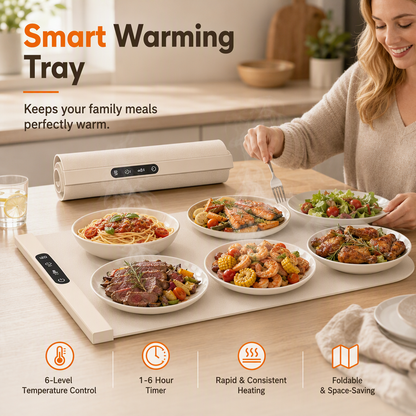 📢📢40% OFF !! ⏰Foldable Silicone Food Warming Board