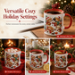 📢📢40% OFF !! ⏰ Festive Highland Cow & Snowman Ceramic Mugs – Add a Little Christmas Magic to Every Sip! ☕✨