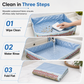 📢📢40% OFF !! ⏰Waterproof Bird Cage Bottom Splash Guard and Seed Catcher 60x60cm Dustproof Cover for Parrots Budgies and Cockatiels