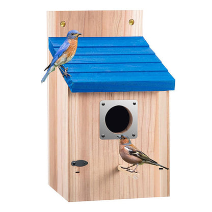 📢📢40% OFF !! ⏰Weatherproof Outdoor Wooden Birdhouse