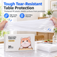 📢📢 50% OFF🍽️Transparent Disposable Tablecloths – Easy-Clean Covers for Round & Rectangular Tables