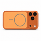 Magnetic Matte Electroplated Phone Case with Large Window Protector Full Coverage Protective Cover