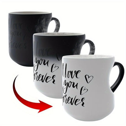 📢📢40% OFF !! ⏰Color Changing Heart Handle Ceramic Mug for Valentine's Day