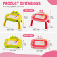 📢📢 50% OFF🎨Kids Magnetic Drawing Board – Colorful Erasable Doodle Pad with Pen & 4 Stamps