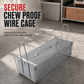 Automatic Double Door Pass Through Humane Rat Trap Cage Galvanized Steel Mouse Catcher for Home Use