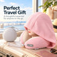 📢📢40% OFF !! ⏰Hooded Travel Neck Pillow with Carrying Pouch