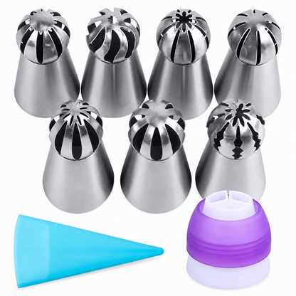 Multi-Shape Cake Decorating Piping Tips Set