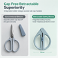 📢📢40%  OFF !! ⏰Portable Retractable Safety Scissors for Kids and Adults Multi-Purpose Handheld Scissors for DIY Paper Cutting and Package Opening