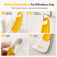 📢📢50%  OFF !! ⏰Heat Resistant Soft Kitchen Cleaning Scraper Spatula