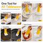 📢📢50%  OFF !! ⏰Heat Resistant Soft Kitchen Cleaning Scraper Spatula