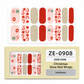 📢📢50%  OFF !! ⏰ Christmas Glitter Nail Wraps – Waterproof, luminous & nail file included ✨