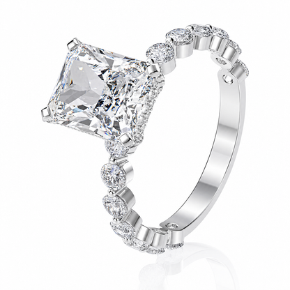Vintage Full Pavé Zircon Ring Combination Set for Women Stackable Finger Rings