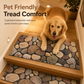 📢📢50%  OFF !! ⏰Cobblestone Pattern Diatomite Stair Tread Mat Water Absorbent Non Slip Trimmable Step Rug Easy to Clean