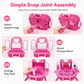 📢📢40%  OFF !! ⏰Kids’ Pretend Makeup Vanity Suitcase – Portable Dress-Up Toy Set for Girls