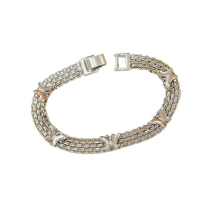 Elegant Butterfly Multi-Strand Chain Bracelet