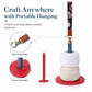 📢📢50% OFF !! ⏰Portable Plastic Handheld Yarn Holder with Wrist Strap for Knitting and Crocheting Travel Yarn Storage Dispenser