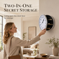 Vintage Wall Clock with Hidden Safe & Secret Valuables Compartment