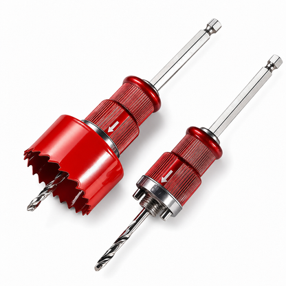 📢📢 50% OFF⚙️Quick-Release Hole Saw Arbor – Core Ejection Mandrel for Bi-Metal, Woodworking & Pipe Hole Saws