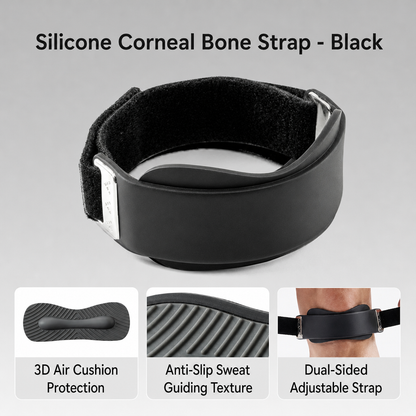 📢📢40%  OFF !! ⏰Adjustable Silicone Patella Knee Strap with 3D Air Cushion Breathable Non-Slip Patellar Tendon Support Brace for Sports
