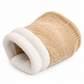 Thickened Warm Enclosed Cat Bed Sleeping Bag Soft Plush Pet Cave Bed Mat for Autumn and Winter