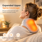 📢📢40%  OFF !! ⏰Electric Heated Neck Wrap Rechargeable Graphene Heating Neck Scarf with Massage for Cervical Spine Warmth and Support