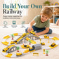 📢📢50%  OFF !! ⏰DIY Electric Track Car & Construction Vehicle Toy Set – Build-Your-Own Racing Tracks for Kids🏡🚂