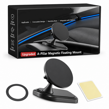 📢📢50%  OFF !! ⏰Non-Marking A-Pillar Magnetic Car Phone Holder Mount