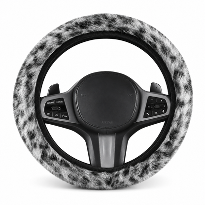 📢📢40%  OFF !! ⏰Cute Cat Ears Fluffy Plush Car Steering Wheel Cover Warm Winter Soft Furry Steering Wheel Protector Non Slip Universal Fit