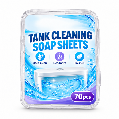 📢📢40%  OFF !! ⏰70 Pieces Toilet Water Tank Cleaning Tablets Slow Release Deep Descaling and Deodorizing Toilet Bowl Cleaner Sheets