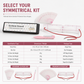 Headband Eyebrow Stencil Kit Reusable Silicone Eyebrow Shaping Template Set with Strap and Eyebrow Trimmer