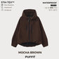 🧥Wide-Brim Hood💧Short Oversized Rain Jacket With Bubble Hem,Adjustable Cuffs
