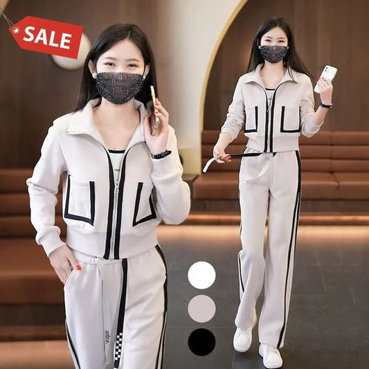 🎅🎄Christmas Early Sale 40% OFF🎄Fashion Casual Loose Long Sleeve Sports Suit for Woman